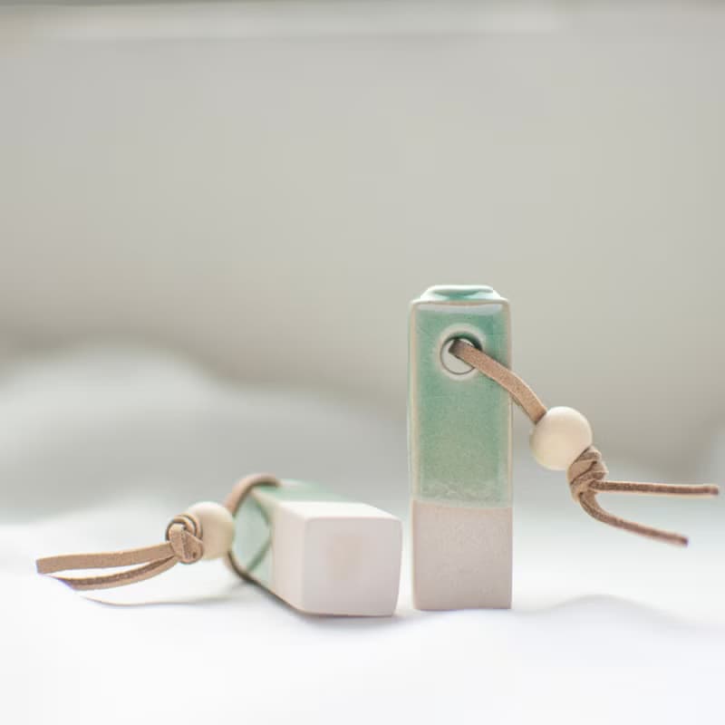 【地面上的行星】寶泥特調手工陶瓷印章 - 碧玉