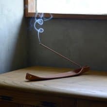 【載煙花的小船】植鞣牛皮線香座 皮革線香盤