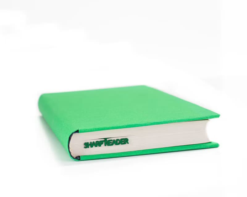 Green Metal bookmark Cactus // Sharp Reader // Free shipping worldwide