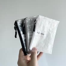 【2TONE mini wallet】3つの収納 超軽量撥水 ポリエチレン ミニウォレット
