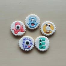 NIJI Cupcake 字母小怪獸糖霜餅乾組合