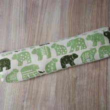 幾何熊熊 綠 - 餐具袋 環保餐具袋 | 海柏手作