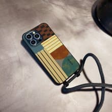 iPhone 16/15/14/13/12/SE3 街頭爵士 背繩背帶手機殼