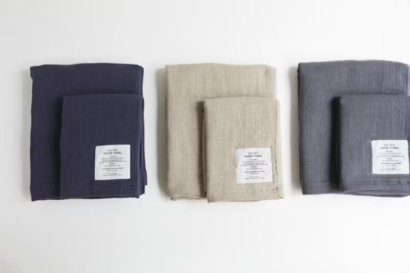 日本製 2.5-PLY GAUZE 100% 有機棉 M號 浴巾  by SHINTO TOWEL