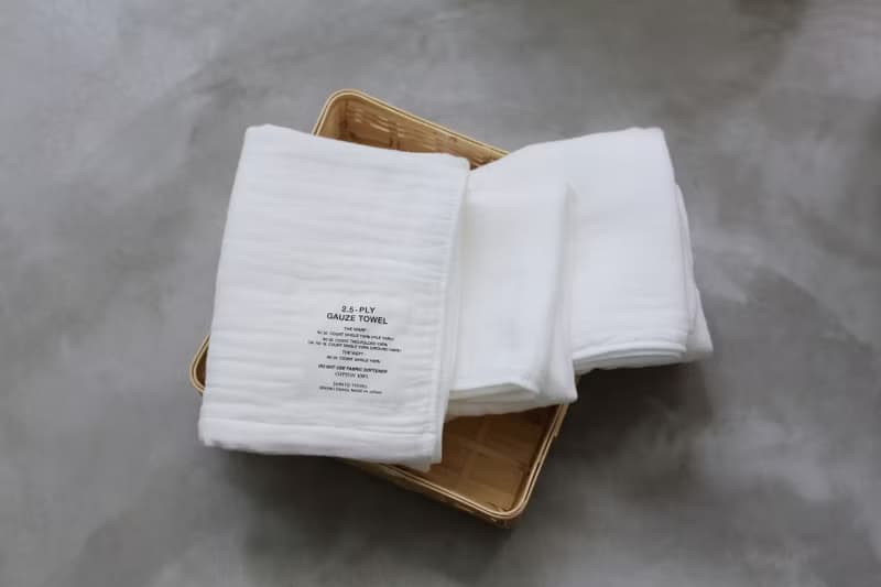 日本製 2.5-PLY GAUZE 100% 有機棉 M號 浴巾  by SHINTO TOWEL