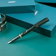【雷雕免費刻字】LAMY 鋼筆+筆袋禮盒 / AL star 恆星 - 霧光黑