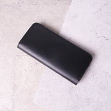 簡約零錢袋長夾 Bifold Long Wallet / 黑色 Black