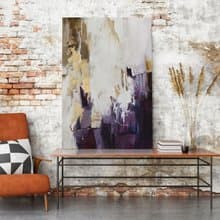 Purple Abstract painting | Abstract purple wall art | Purple |  Bloom 2