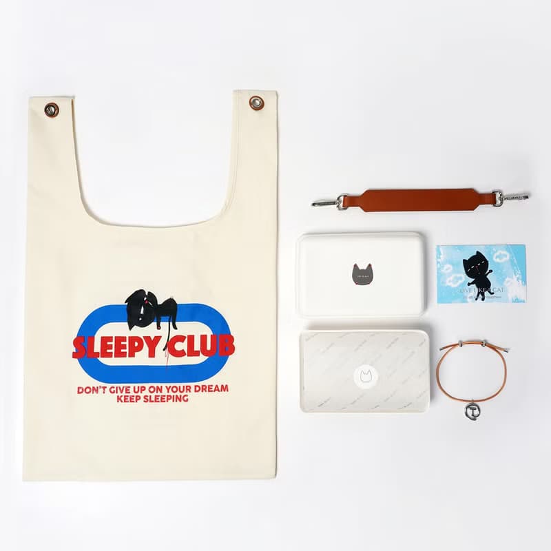 Sleepy Cat Toby Bag | 配可拆卸真皮肩帶