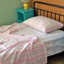 Cotton candy summer blanket | pillowcase (pink)