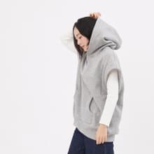 【24小時出貨】Amy暖窩短毛連帽背心T 【保暖推薦】