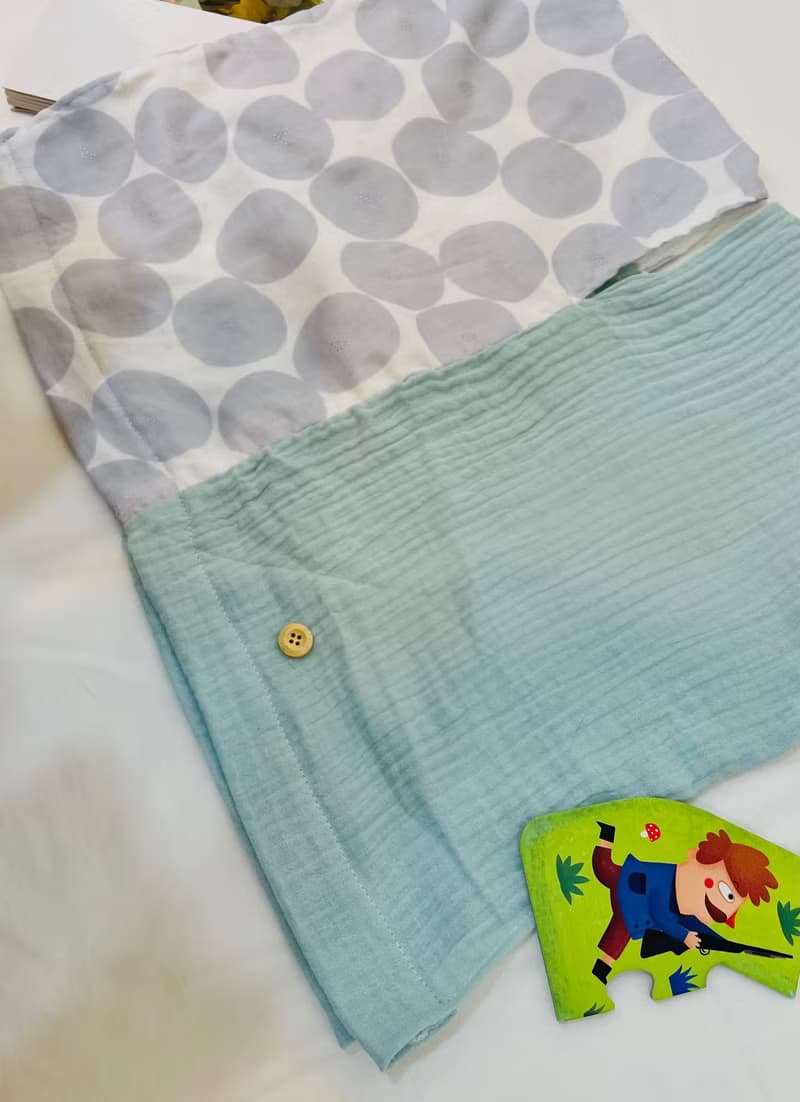 粉色紅豆麵包 童裝 浴衣 四方衣