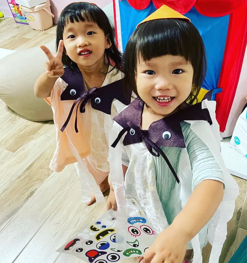 粉色紅豆麵包 童裝 浴衣 四方衣