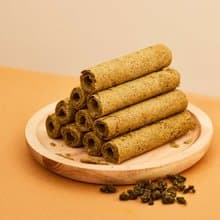 【茶茶茶】烏龍捲捲8入-茶香蛋捲輕包裝-小資族首選