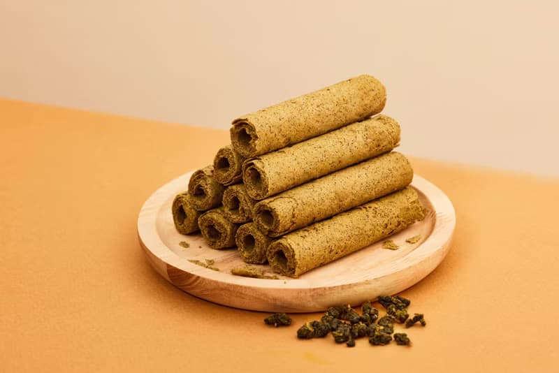 【茶茶茶】烏龍捲捲8入-茶香蛋捲輕包裝-小資族首選