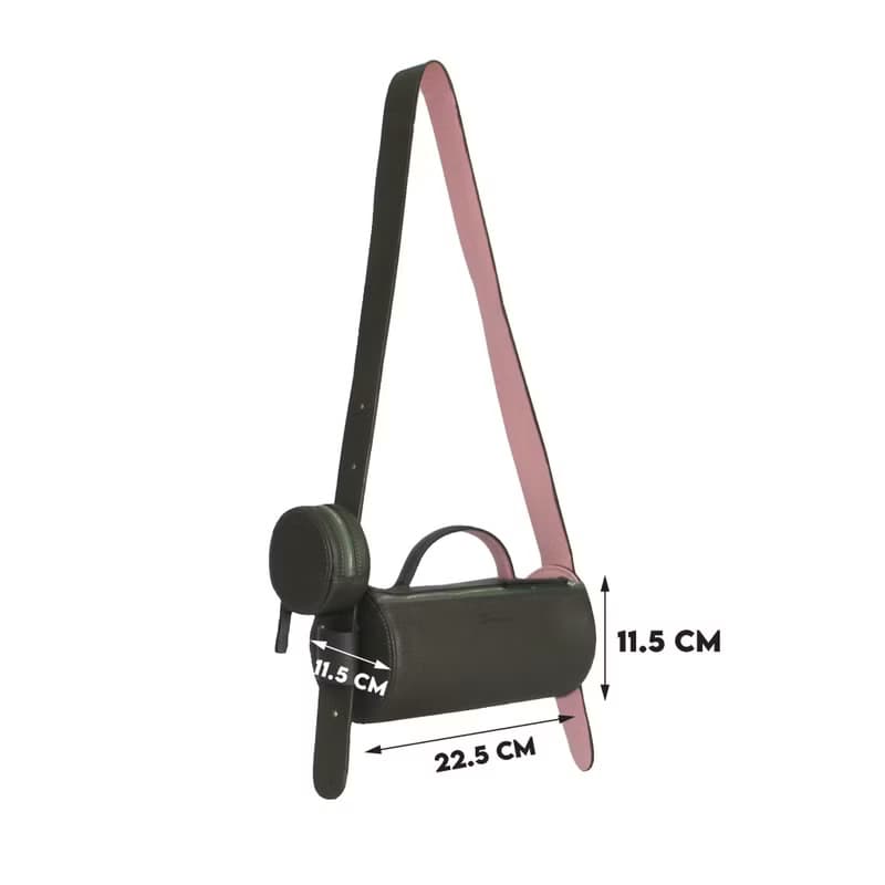 Drum Cylinder multi bag Boy & Girl cross body handbag or shoulder bag