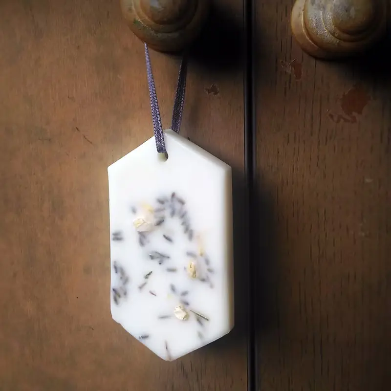 忘憂森林 凝香蠟片-擴香, 特級薰衣草, 六角形香磚,交換禮物,婚禮