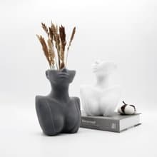 Human Face Aroma VASE I 花瓶擴香石 I 水泥花器 I 附精油－