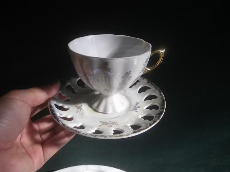 【老時光 OLD-TIME】早期歐美風格古典精美茶具組(一杯一盤為一組