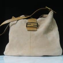 輝煌年代 OLD ERA _早期二手義大利製FENDI麂皮肩背包