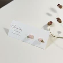 Simplicity | 黏土 薔薇 玟瑰花耳環