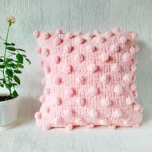 Pillow covers with zippers, 40x40 pillow covers, Polka dot pillows decorative