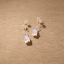 浪漫升空手作耳飾