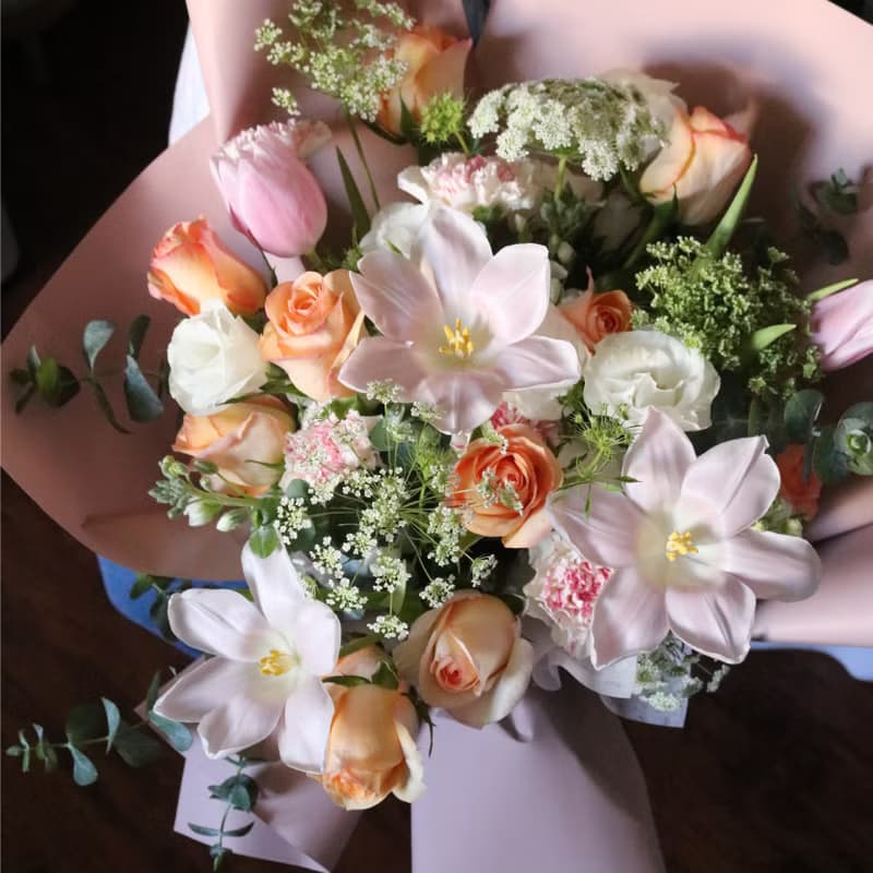 【鮮花花束。暖陽】情人節。開幕。生日。畢業季 I 可自取