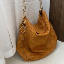 Christian Dior 迪奧 Cannage 菱格紋 鏈條 手提包