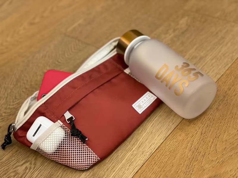 限定禮盒3色 運動腰包斜背加配冷熱泡茶550ml咖啡杯