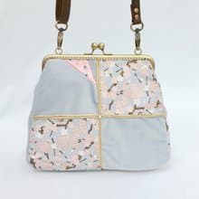吻鎖口金包包 斜背包 側背包 單肩背包 實用 雪都青霧梅