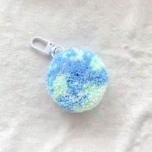 【毛神神】俄羅斯戳戳繡 迷你地球吊飾 成品/DIY材料包