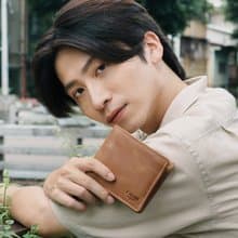 【24hr快速出貨】男仕真皮咖啡色短夾錢包-072733 四色 母錢包