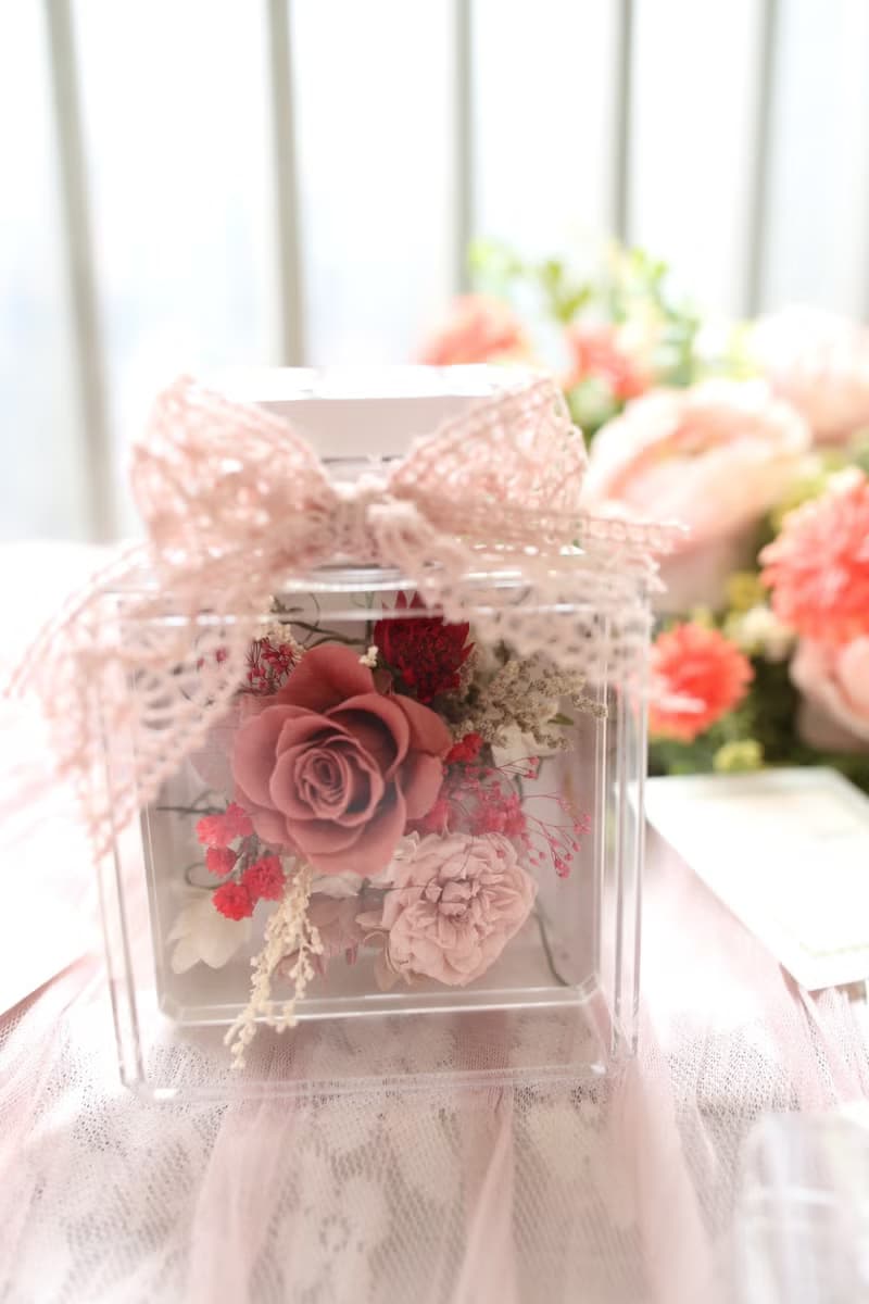 聖誕禮盒-永生花潔凈光透香水花瓶