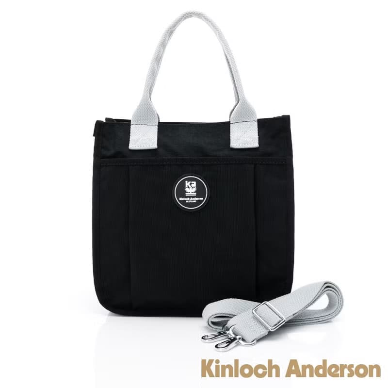 【Kinloch Anderson】迷霧森林 手提斜背托特包-黑色