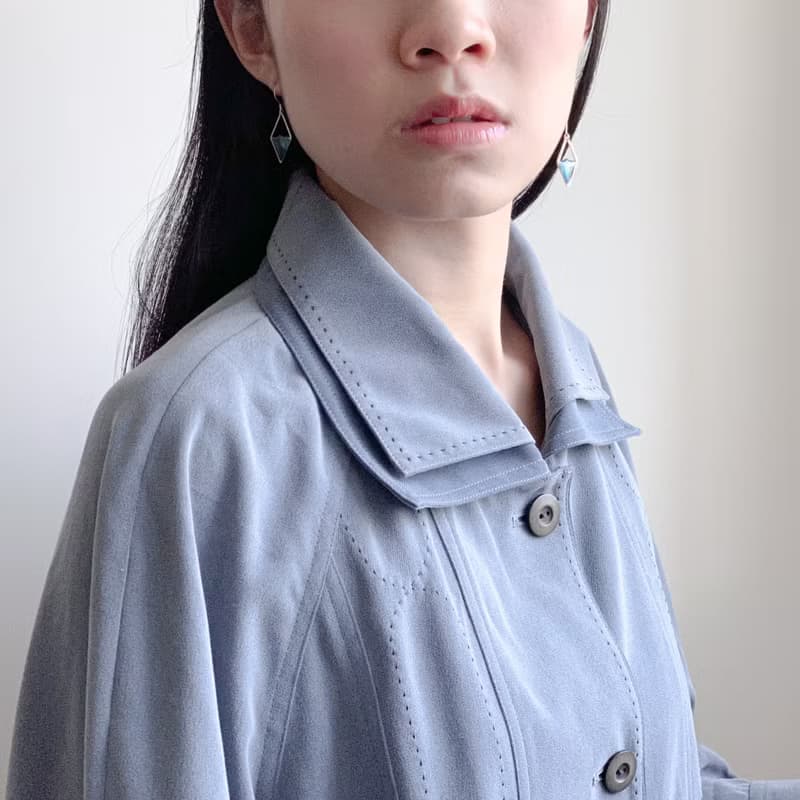 海洋系列 | 浪起浪落 925銀針 可改耳夾