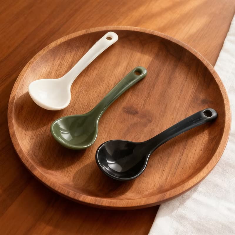 【哩皿生活】潔晶拉麵湯匙2入組 環保餐具 湯匙 野餐 露營 湯杓