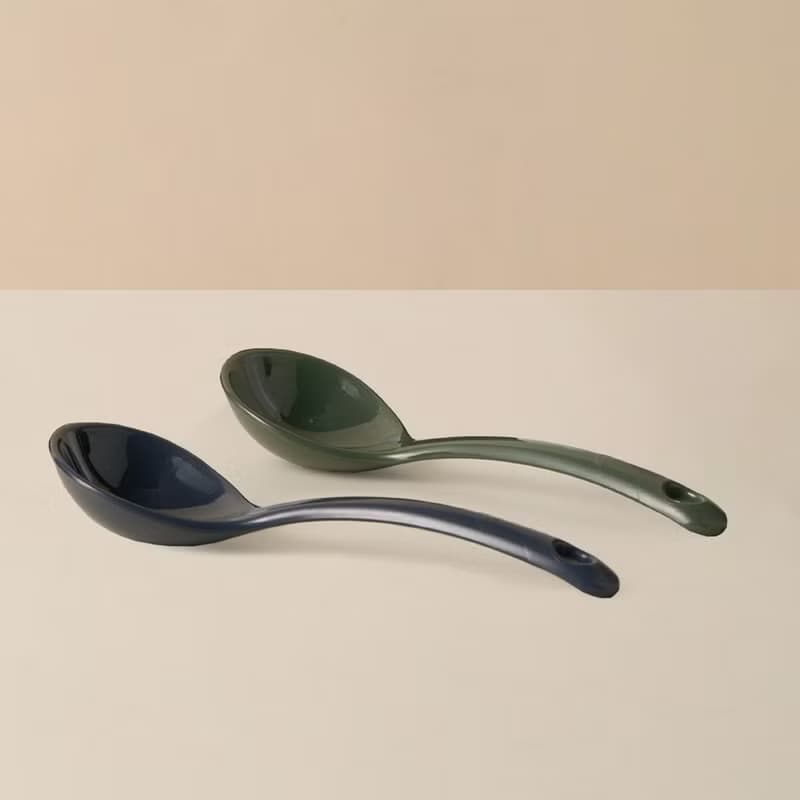 【哩皿生活】潔晶拉麵湯匙2入組 環保餐具 湯匙 野餐 露營 湯杓