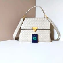 母親節優惠中古二手Bottega Veneta凱莉皮革斜背側孭揹袋單肩包