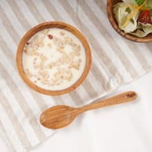 天然柚木湯匙-波點款│不上漆/環保餐具/減塑生活/露營野餐/畢業