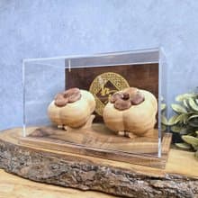 原木浮雕 事柿如意 -【精品禮贈系列】