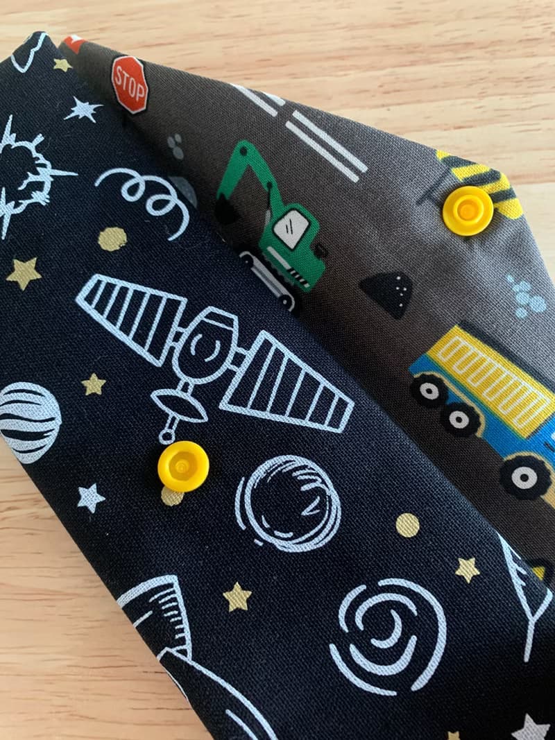 文青風環保純棉筷袋 出發去月球 神秘黑 日本 潮物 收納 手作餐具