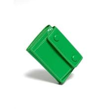 DOT Pocket 3-layer Half Wallet Coin Money Card Wallet  green