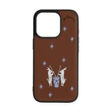 Wish Rabbits (brown) Phone Case