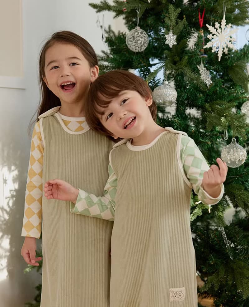 森系純淨舒棉-【長版】森絨背心童裝-K609S