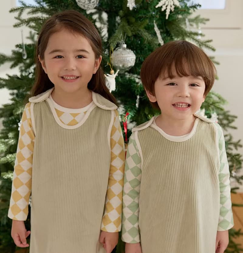 森系純淨舒棉-【長版】森絨背心童裝-K609S