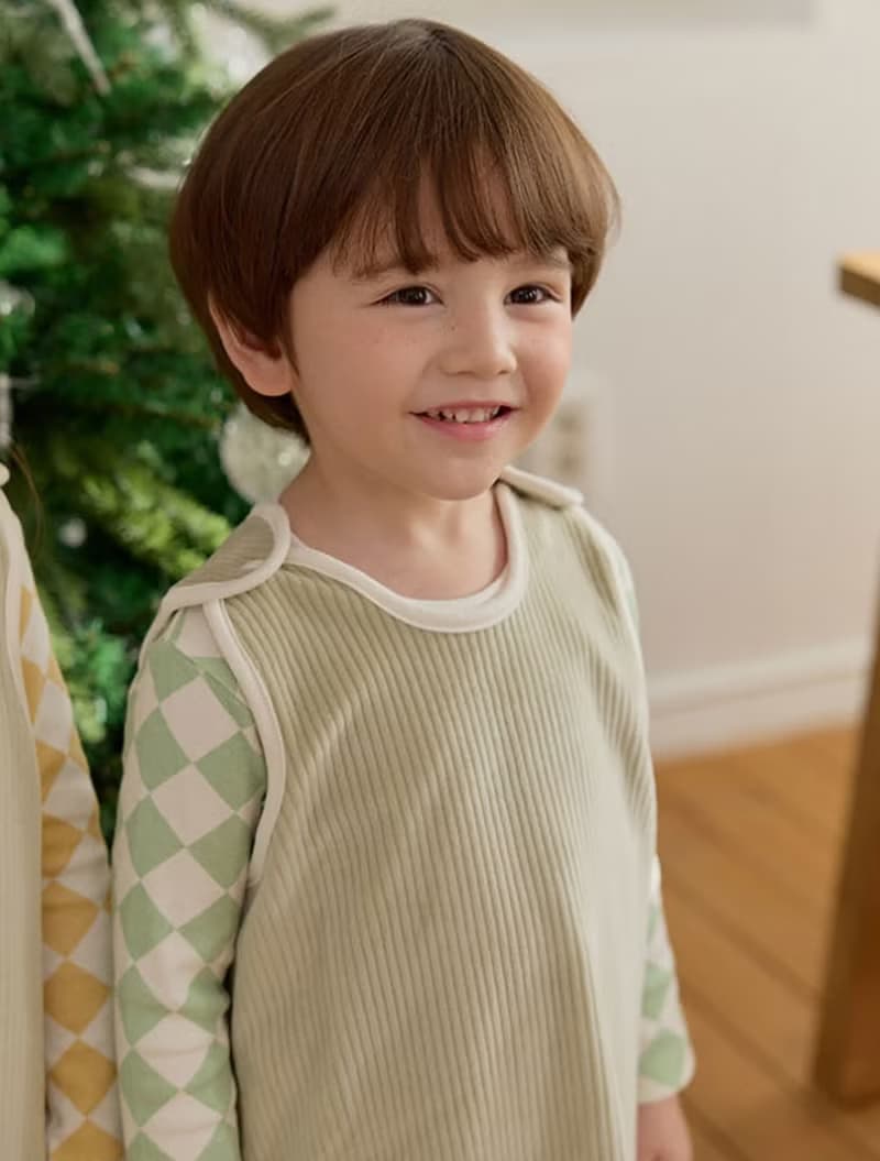 森系純淨舒棉-【長版】森絨背心童裝-K609S