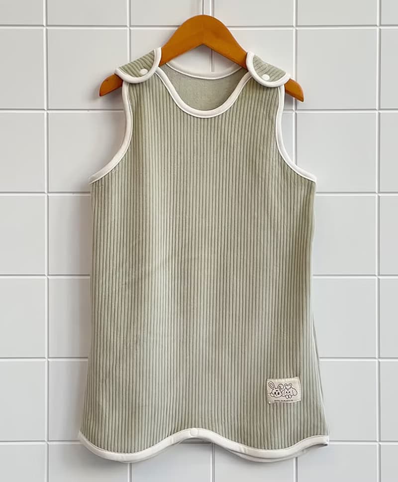 森系純淨舒棉-【長版】森絨背心童裝-K609S