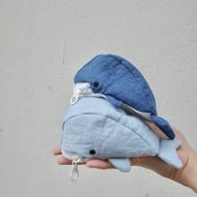 手工製作 鯨魚小錢包