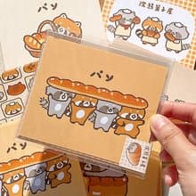 浣熊菓子屋/浣熊麵包屋雙面小卡/卡片/共6款/優惠套組
